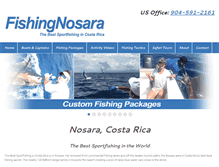 Tablet Screenshot of fishingnosara.com