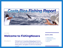 Tablet Screenshot of blog.fishingnosara.com